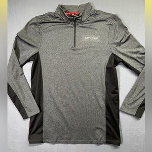 Spyder Gray and Black Long Sleeve Shirt